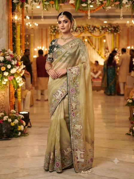 Vinayak soft shine fendi satin saree surat wholesale market online shopping